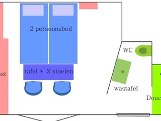 Bed & Breakfast Biggekerke Grondplan 31