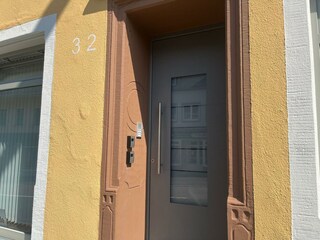 Eingang Haus Sonnenschein Appartment, Hermeskeil