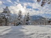 Garten mit Blick auf das Kitzbüheler Horn