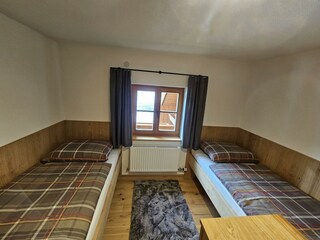 Schlafzimmer mit Einzelbetten