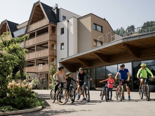 Familie Biken Hoteleingang