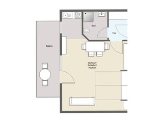 Apartment Juist Grundriss 25