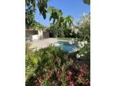 Privater Pool im paradiesischen Garten