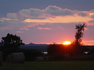 Leuchtturm / Sonnenuntergang über Hiddensee