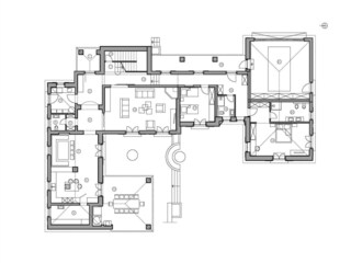 Villa Vabriga Pianta del piano 27