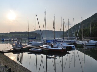 Diemelsee - Steg in der Dämmerung