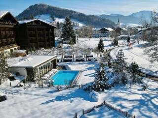 Winterbild Lindner Hotel Oberstaufen Parkhotel