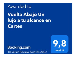 Booking 9,8 Award 2022