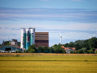 Aussicht auf den Hafen von Burg