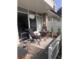 Frühstück in der Morgensonne