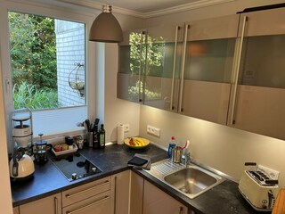 Küche mit Gewürzen