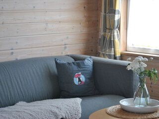 Sofa im Wohnraum