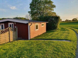 Im Sonnenuntergang Zugang vom Parkplatz