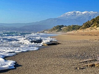 Kommos Beach im Frühjahr