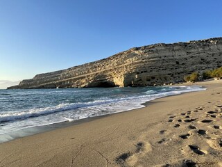 Beach in Matala