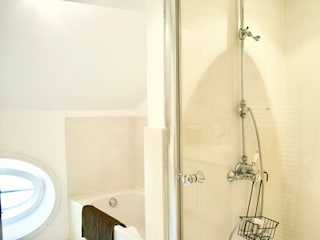 with bath and shower