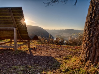 Rastplatz in den Weinbergen