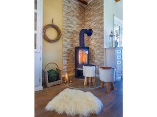 Kamin im Wohnzimmer
