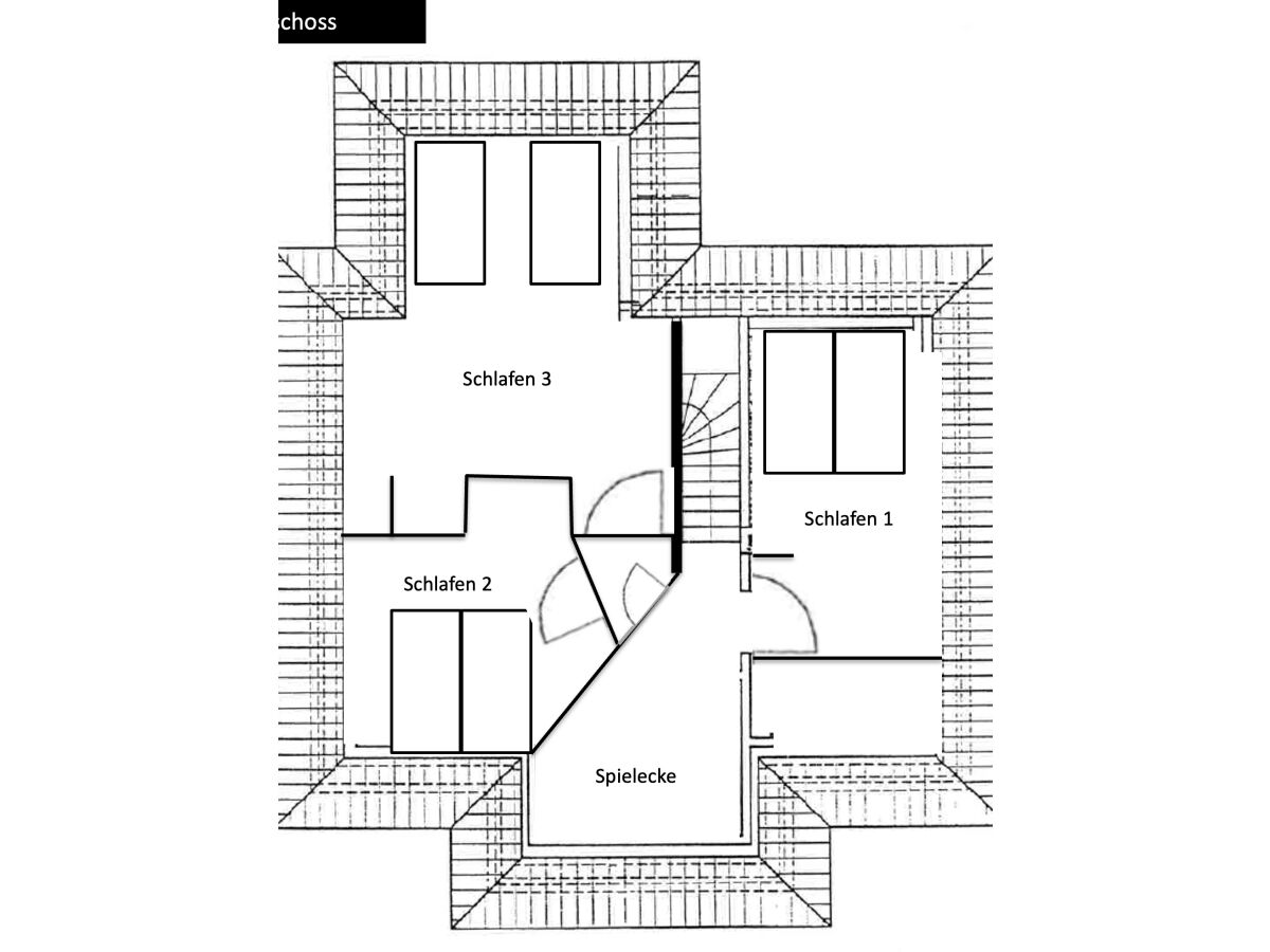 Grundriss Obergeschoss