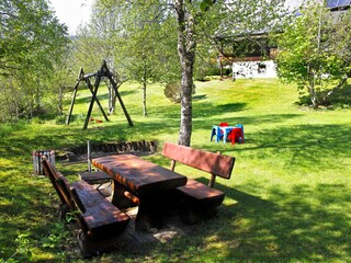 Picknickplatz im Garten
