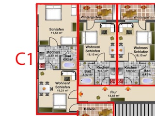 Ferienwohnung Menzenschwand Grundriss 41