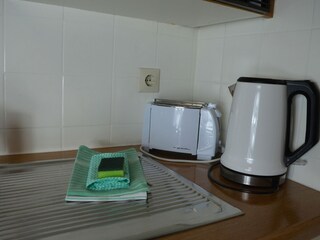 Wasserkocher und Toaster