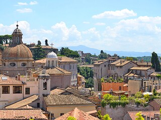 South view: palatine hill, churches, the Roman Castles