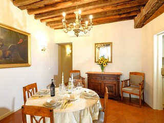 The dining room, near the main kitchen