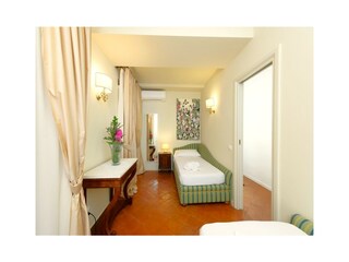 The twin beds room