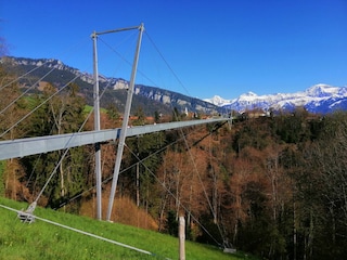 Hängebrücke Sigriswil 400 Meter von der Unterkunft