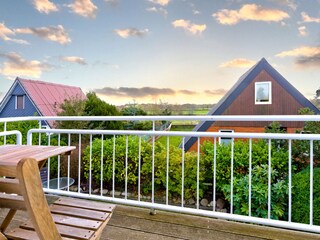 Ausblick vom Balkon