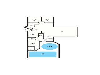 Vakantiehuis Blåvand Grondplan 41