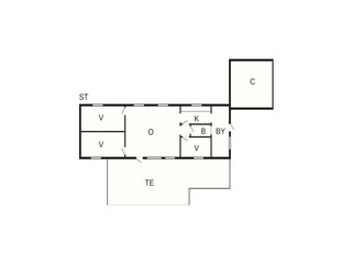 Casa de vacaciones Tuse Næs Plano de planta 27