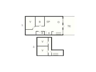 Maison de vacances Tranum Strand Plan d'étage 2