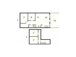 Maison de vacances Tranum Strand Plan d'étage 3