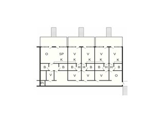 Casa de vacaciones Højer Plano de planta 55