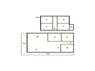 Vakantiehuis Løkken Grondplan 2