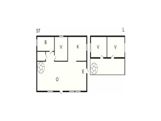 Vakantiehuis Visby Grondplan 5