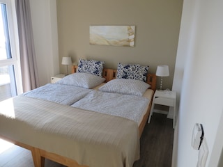 Das zweite Schlafzimmer (bestehend aus 2 Einzelbetten)