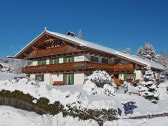 View of the house in the winter