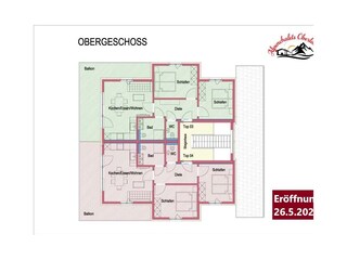 Alpenchalets Oberlaiming Itter_Appartementplan_1.S