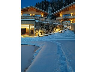 Sauna(c) Alpenchalets Oberlaiming_Foto B.Faistenau