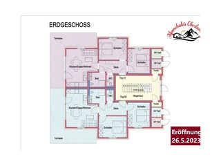 Alpenchalets Oberlaiming Itter_Appartementplan_Par