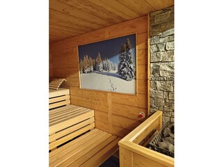 Sauna_Winterbild(c) Alpenchalets Oberlaiming_Foto