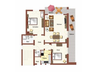 Ferienwohnung Garmisch-Partenkirchen Grundriss 24