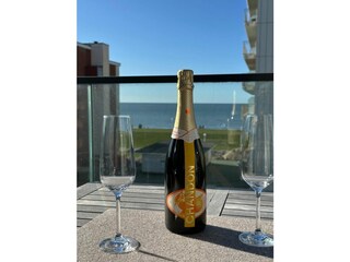 Norderney / Sonnenseite - Balkon mit Meerblick