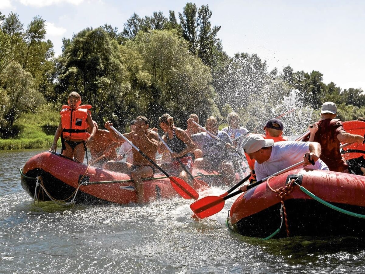 Rafting beim Rhein (Campingpark Luginsland)