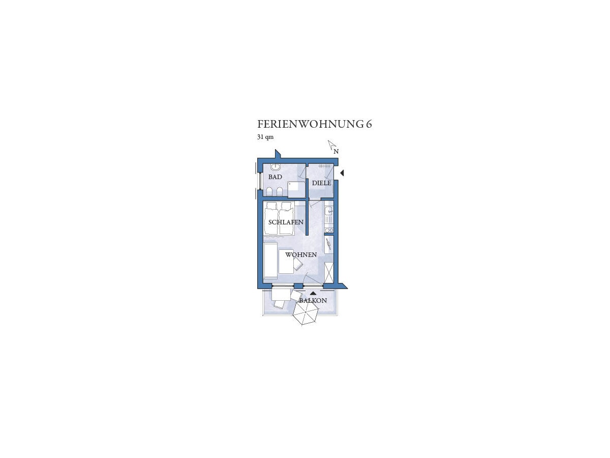 Ferienwohnung Oberau im Zugspitzland Grundriss 11