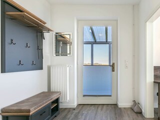 Garderobe am Eingang