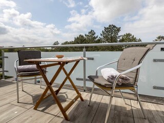 Sonniger Balkon - St Peter Ording Bad, Haus Colonia, Wohnung 7 "Seehundskoje"